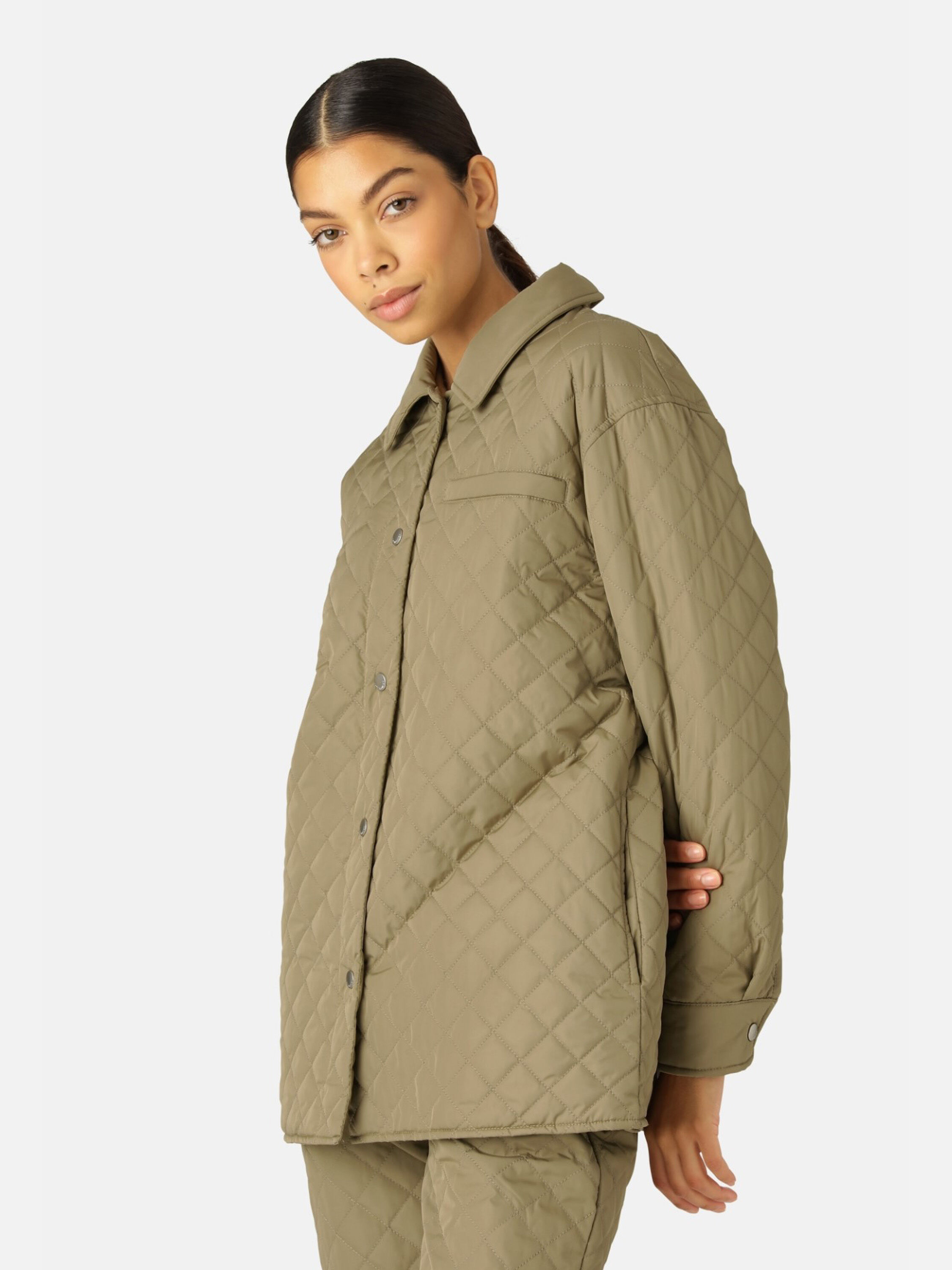 Ilse Jacobsen Quilted Shirt Jacket NIC ZOE